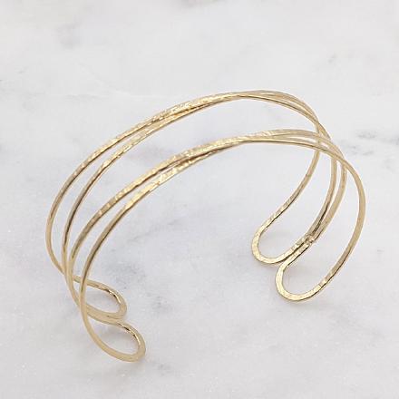 Jonc Perles acier doré or : Large choix de bracelets, manchettes, joncs pour  femme pas chers. Trouver votre nouveau bracelet femme !